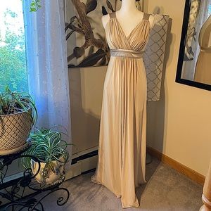 {David’s Bridal} Champagne Dress